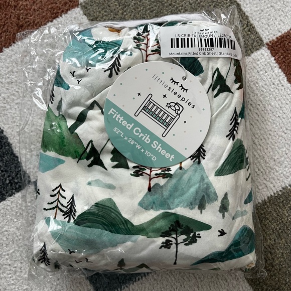 Little Sleepies Mountains Crib Sheet